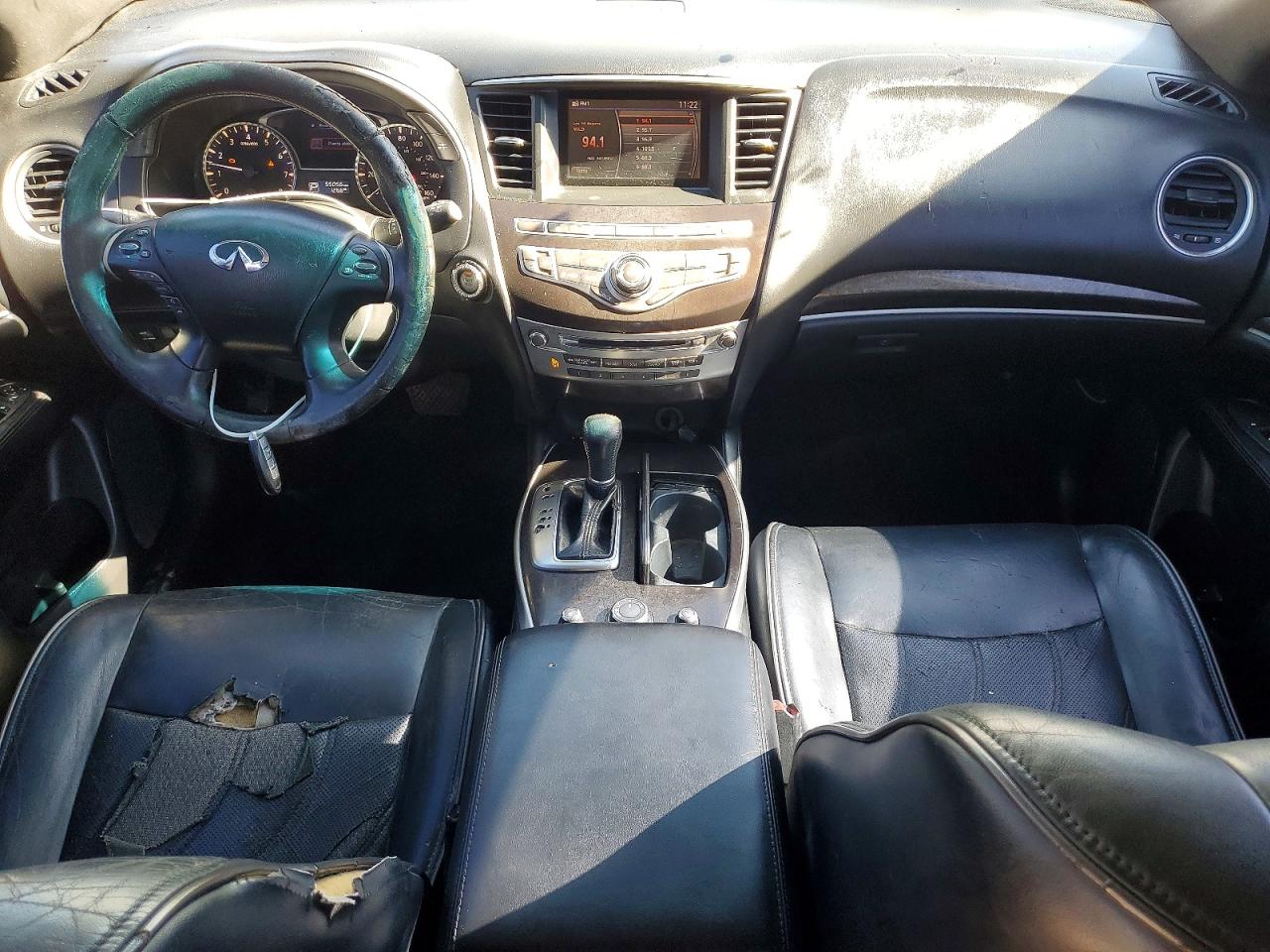 2014 Infiniti Qx60 White vin: 5N1AL0MN1EC506066