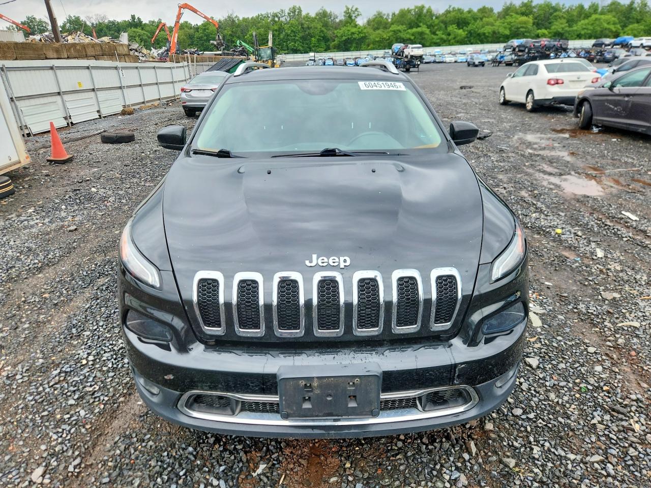 2015 Jeep Cherokee Черный vin: 1C4PJMDS4FW544523