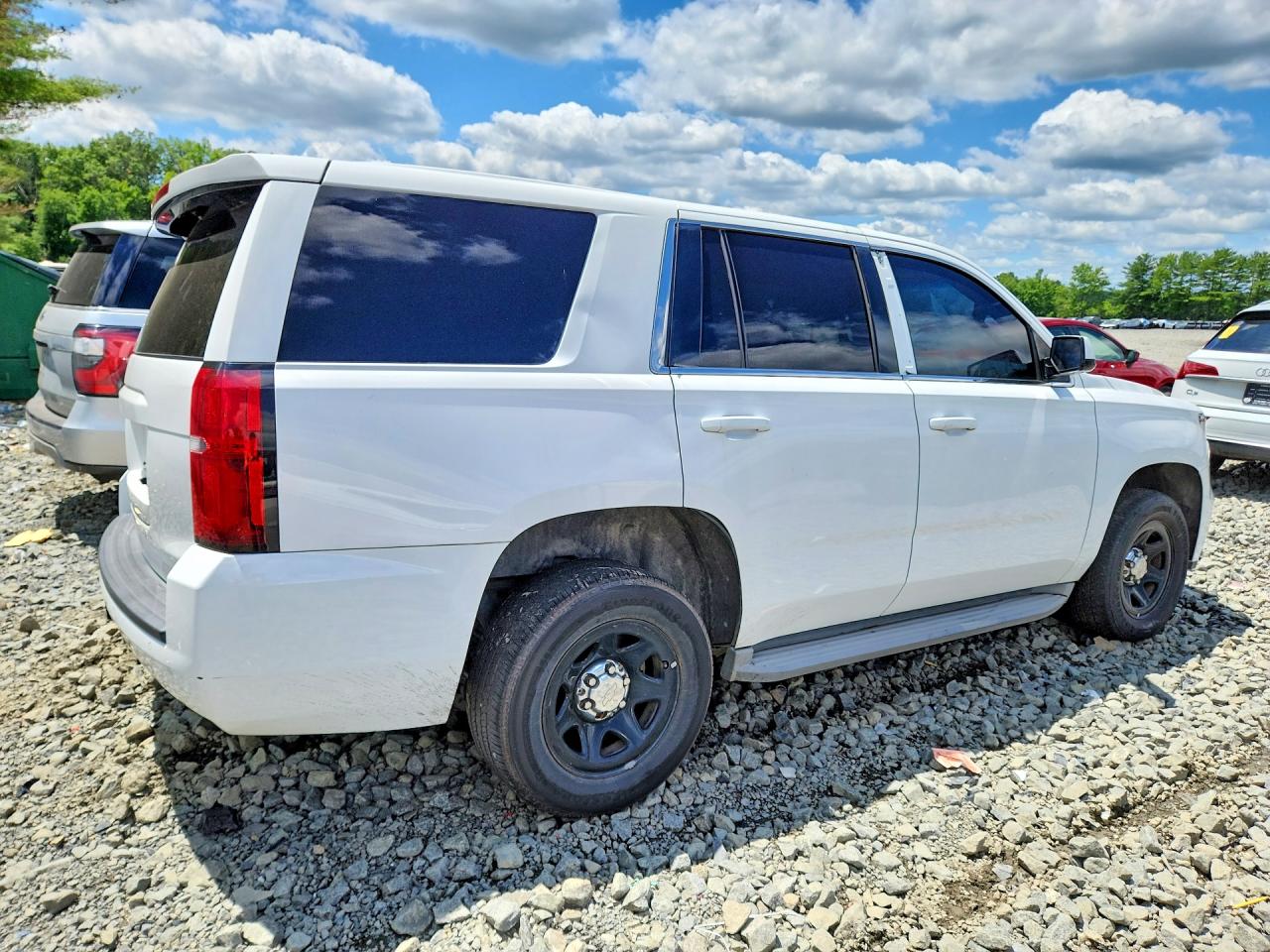 2015 Chevrolet Tahoe Police White vin: 1GNLC2EC6FR257176