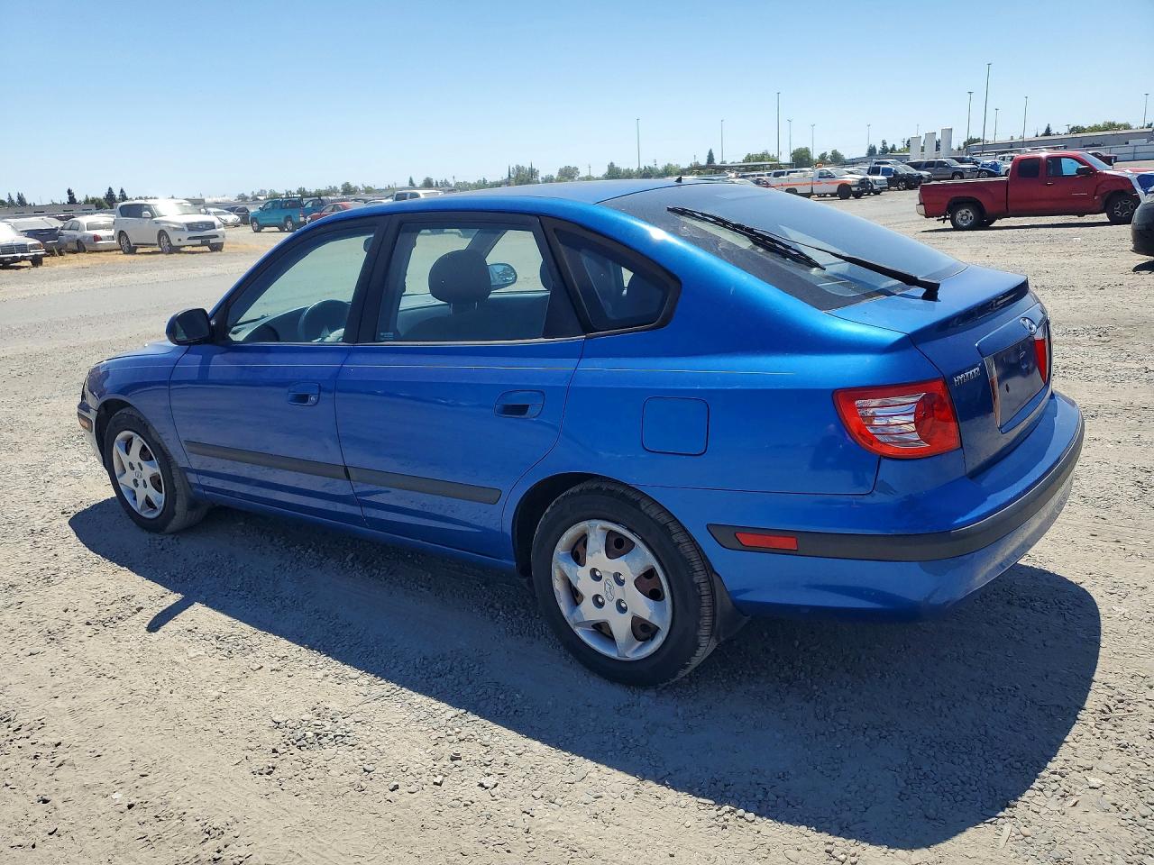 2006 Hyundai Elantra Gls Blue vin: KMHDN56D66U181290