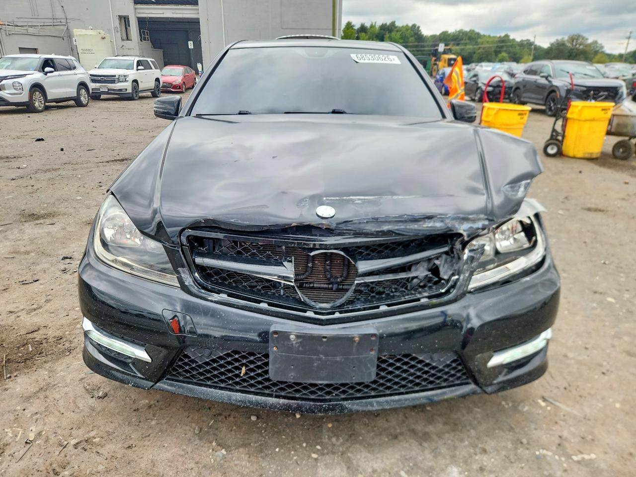 2013 Mercedes-benz C 300 4matic Black vin: WDDGF8AB0DR301550