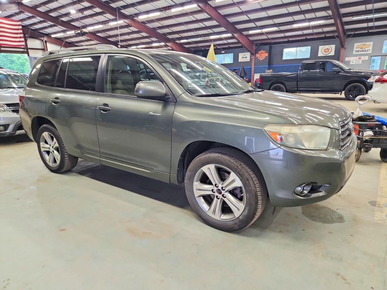 2009 Toyota Highlander Sport Green vin: JTEES43A692115565