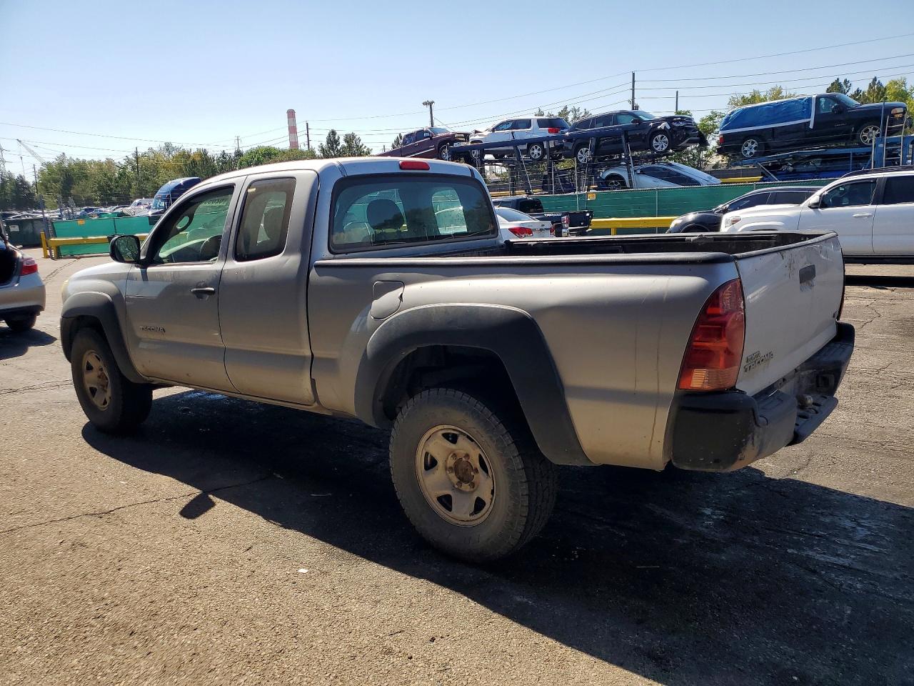 2007 Toyota Tacoma V6 Silver vin: 5TEUU42N17Z455990