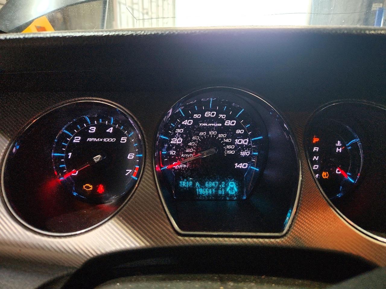 2011 Ford Taurus Sho Black vin: 1FAHP2KT7BG162872