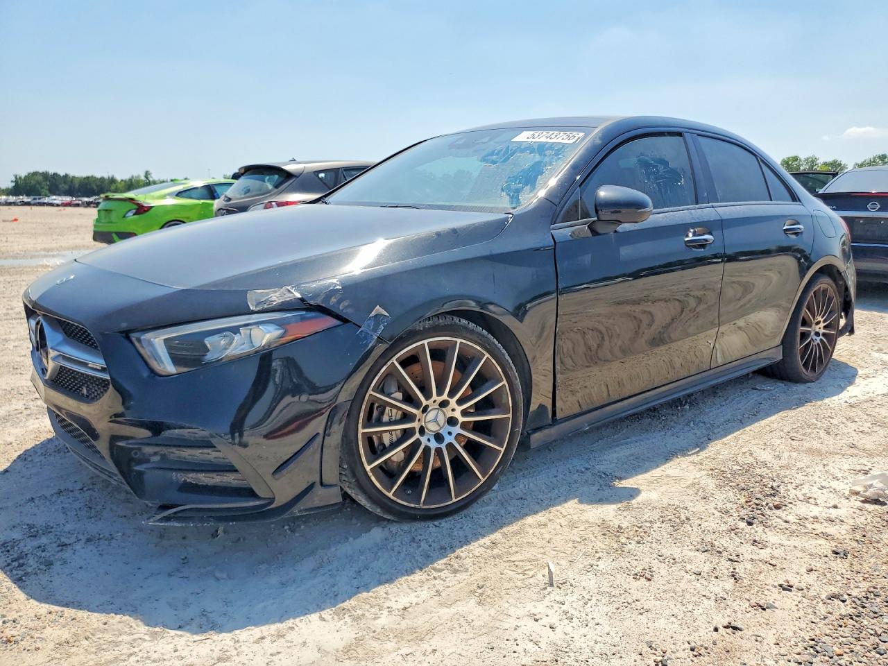 2021 Mercedes-benz A 35 Amg Черный vin: W1K3G5BB8MJ321245