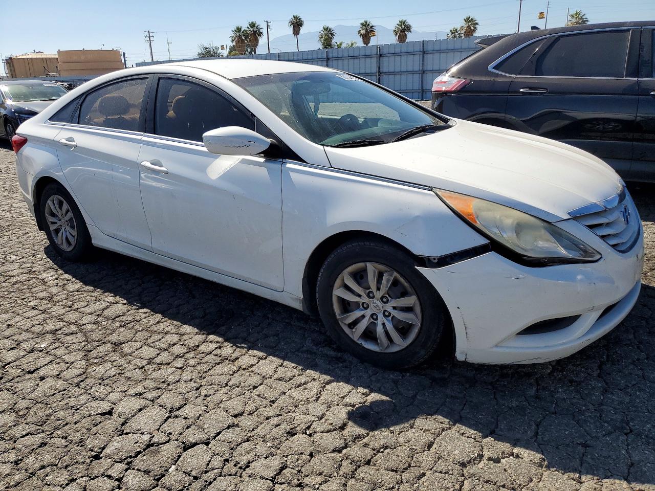 2012 Hyundai Sonata Gls White vin: 5NPEB4AC6CH498762