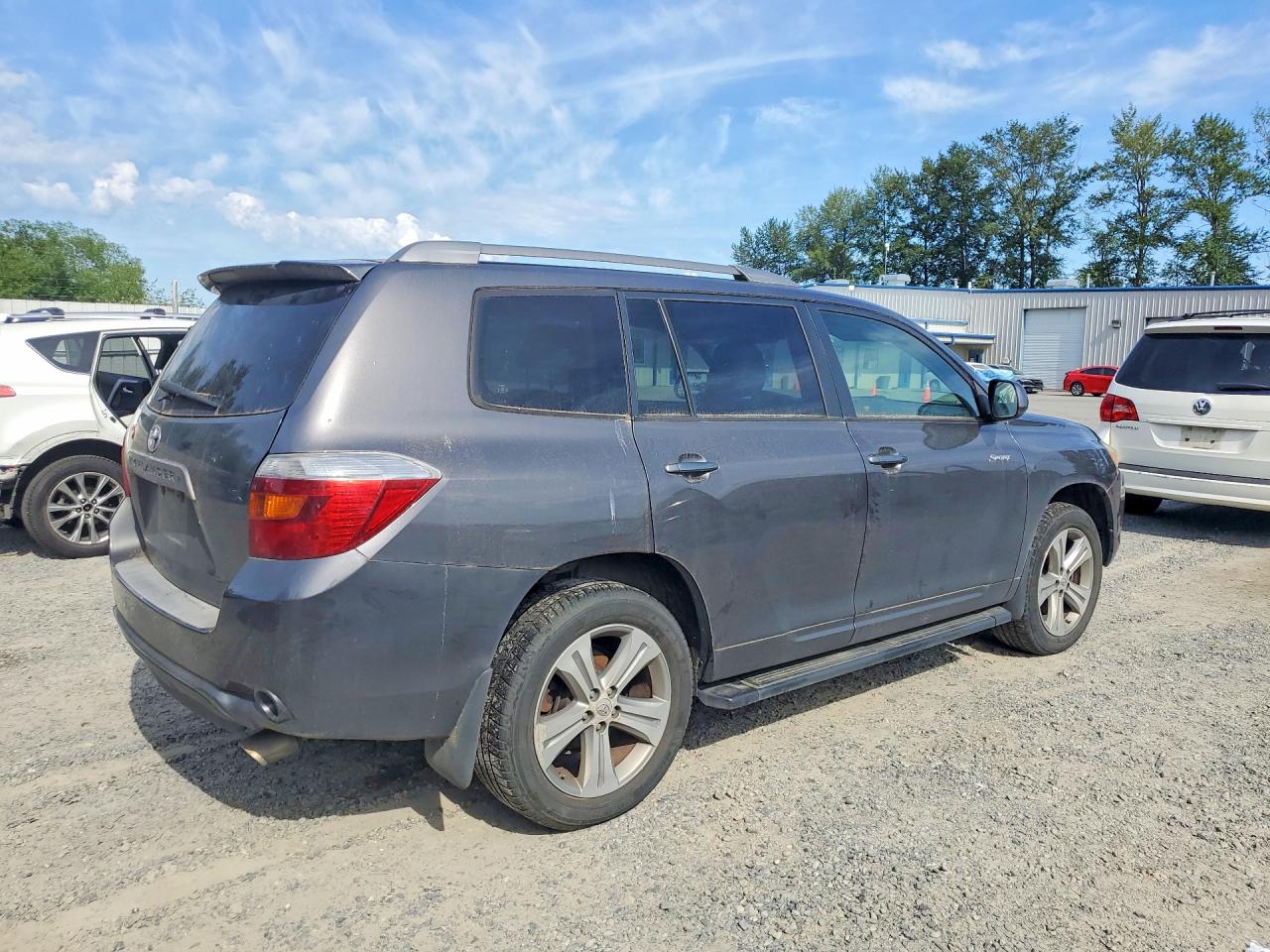 2008 Toyota Highlander Sport Gray vin: JTEES43A582057933