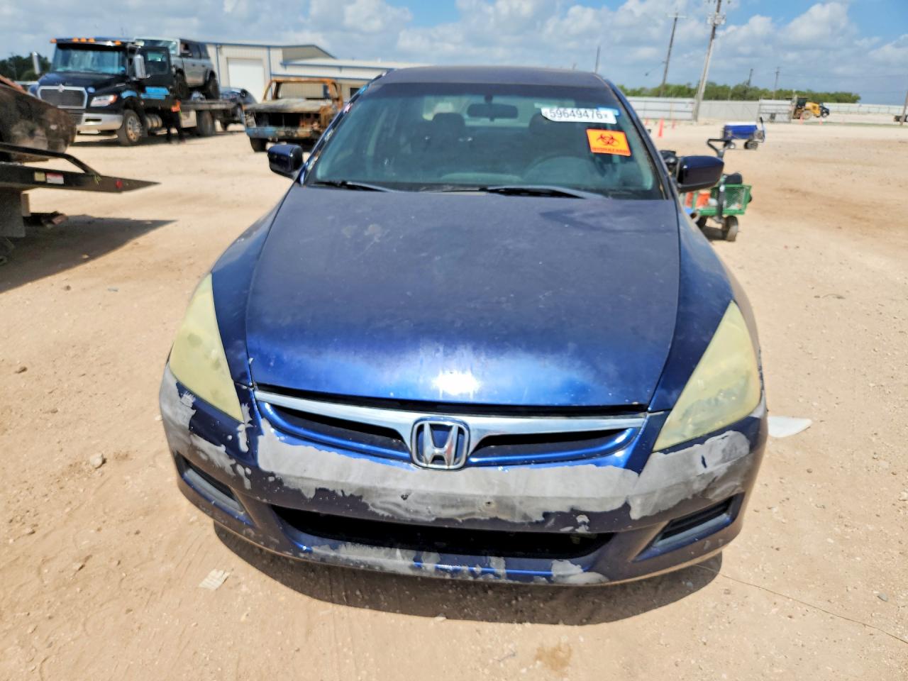 2004 Honda Accord Lx Blue vin: 1HGCM56374A168459