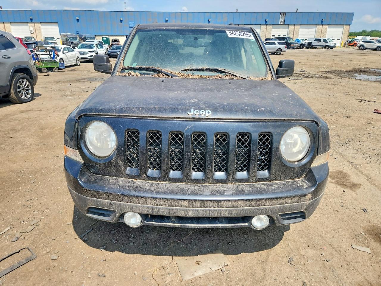 2014 Jeep Patriot Latitude Черный vin: 1C4NJRFB5ED820896