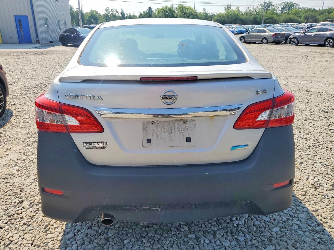 2013 Nissan Sentra S Gray vin: 3N1AB7AP7DL692174