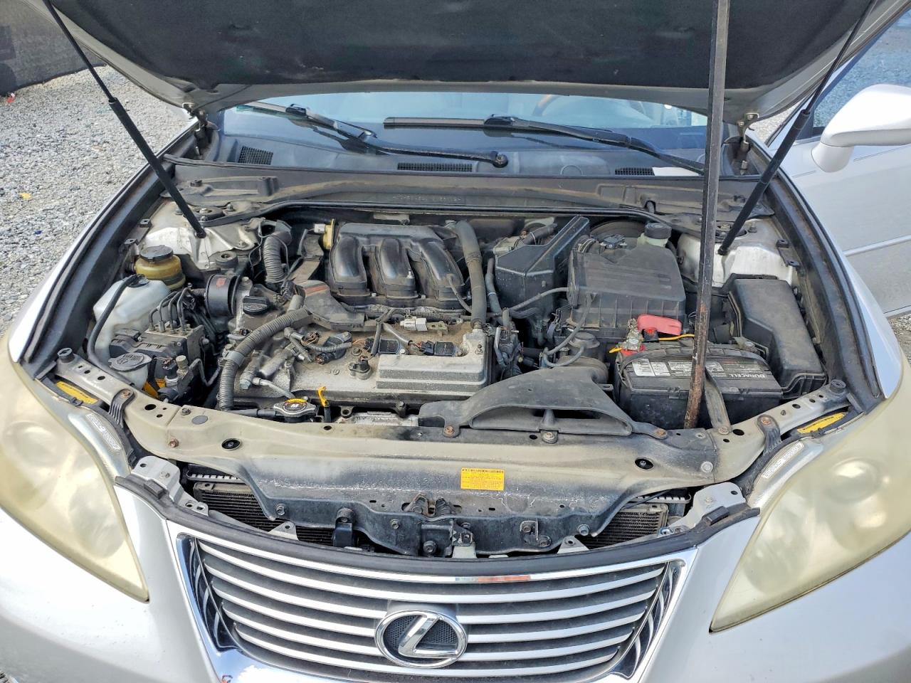 2007 Lexus Es 350 White vin: JTHBJ46G172138712