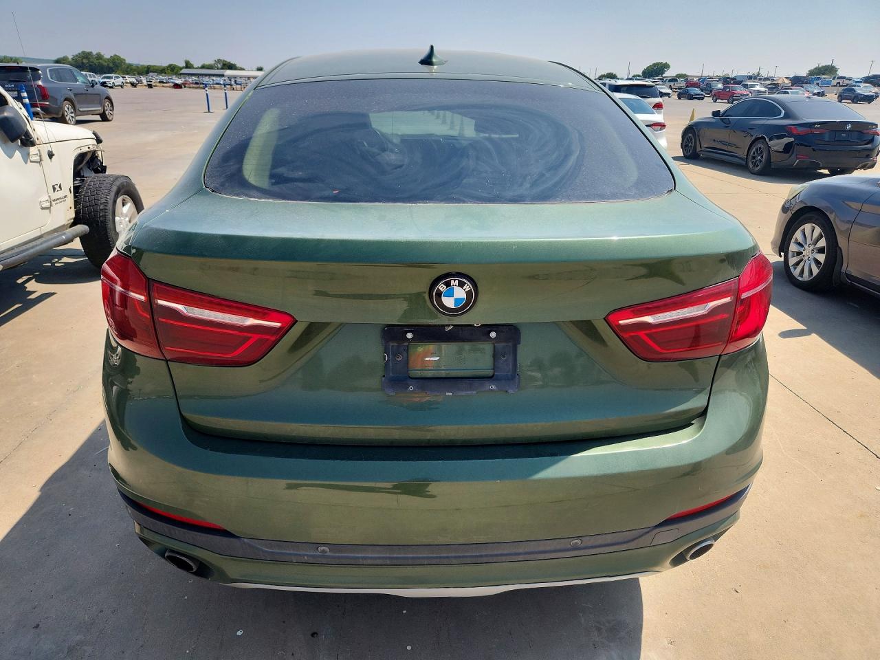 2015 Bmw X6 Sdrive35i Зеленый vin: 5UXKU0C54F0F91741