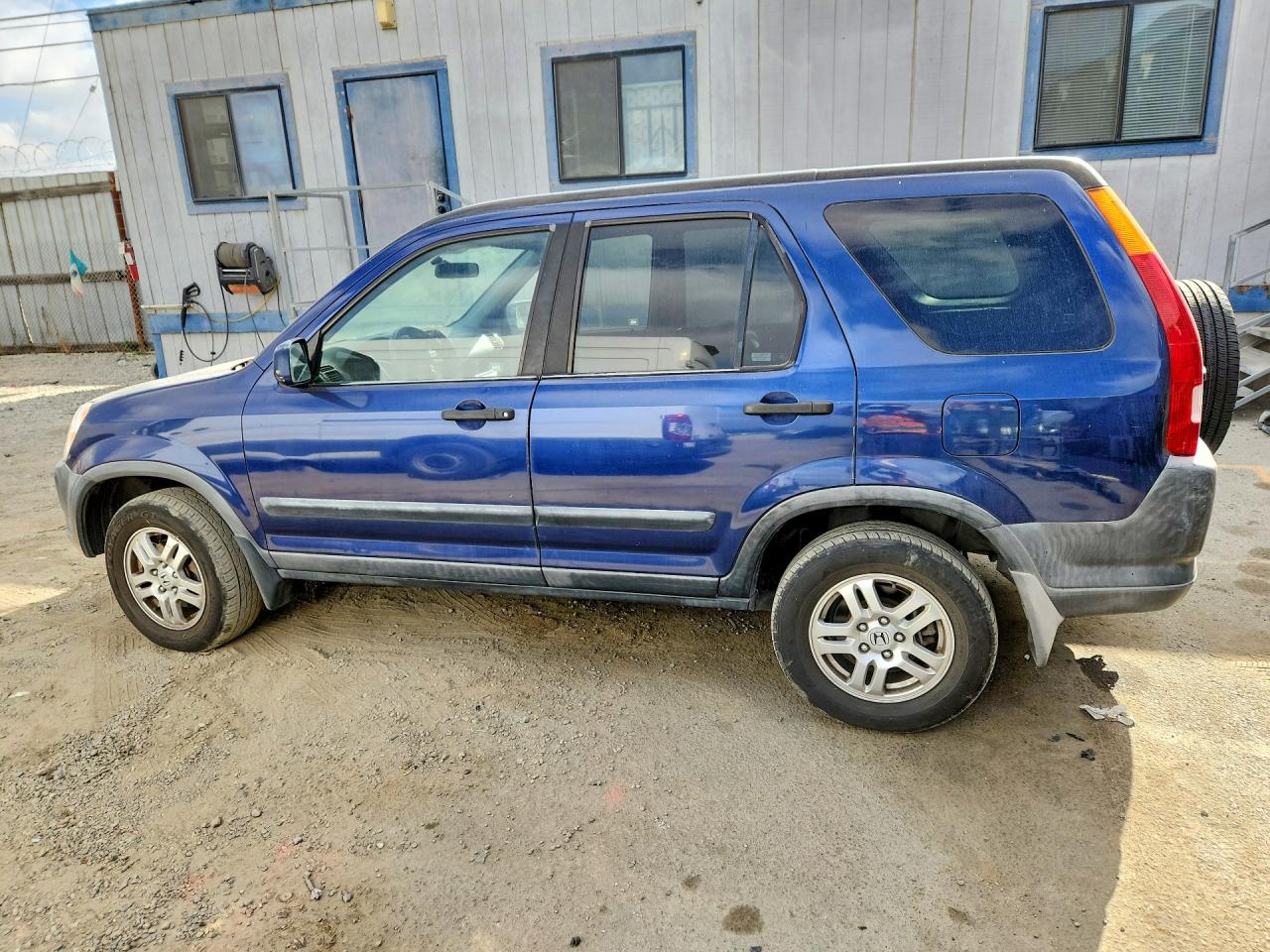 2004 Honda Cr-v Ex Blue vin: JHLRD78894C020009