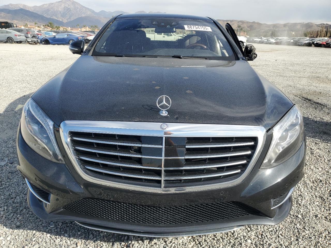 2015 Mercedes-benz S 550 4matic Черный vin: WDDUF8FBXFA187344