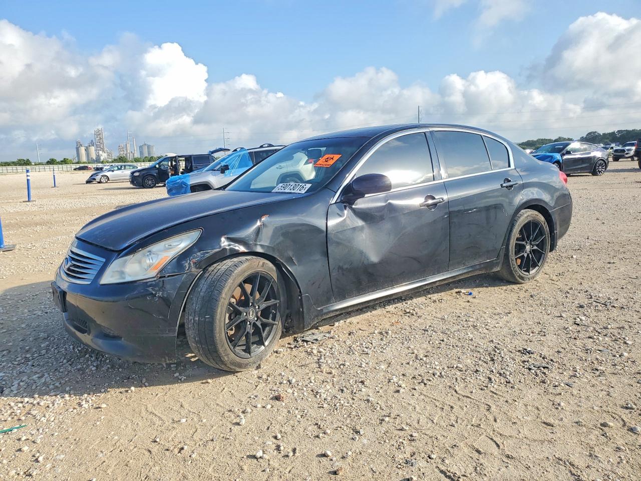 2008 Infiniti G35 Base Black vin: JNKBV61E48M227752