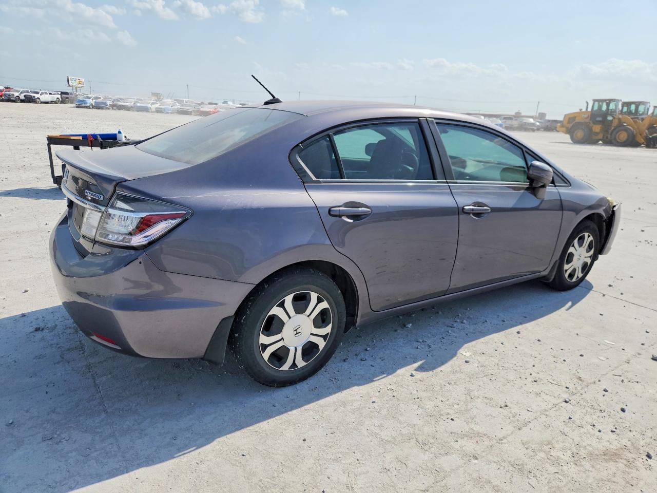 2015 Honda Civic Hybrid Gray vin: 19XFB4F23FE001390