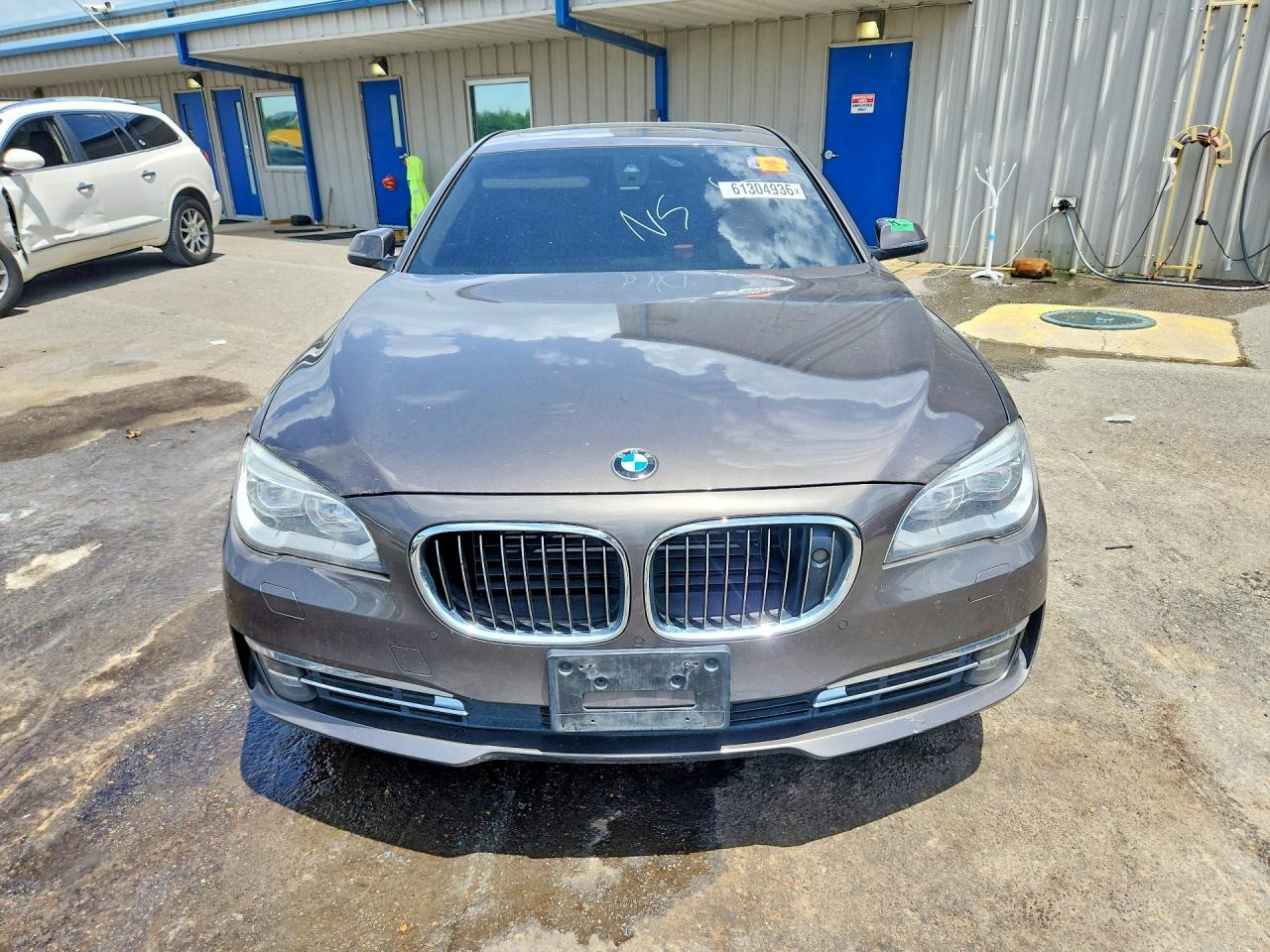 2014 Bmw 750 Lxi Gray vin: WBAYF8C59ED142576