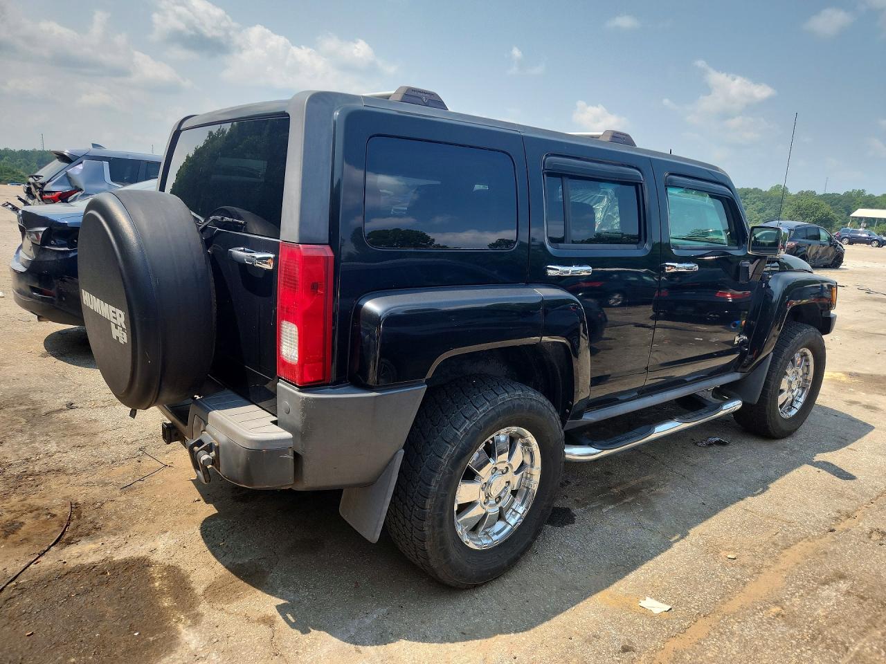 2009 Hummer H3 Black vin: 5GTEN13E898113271