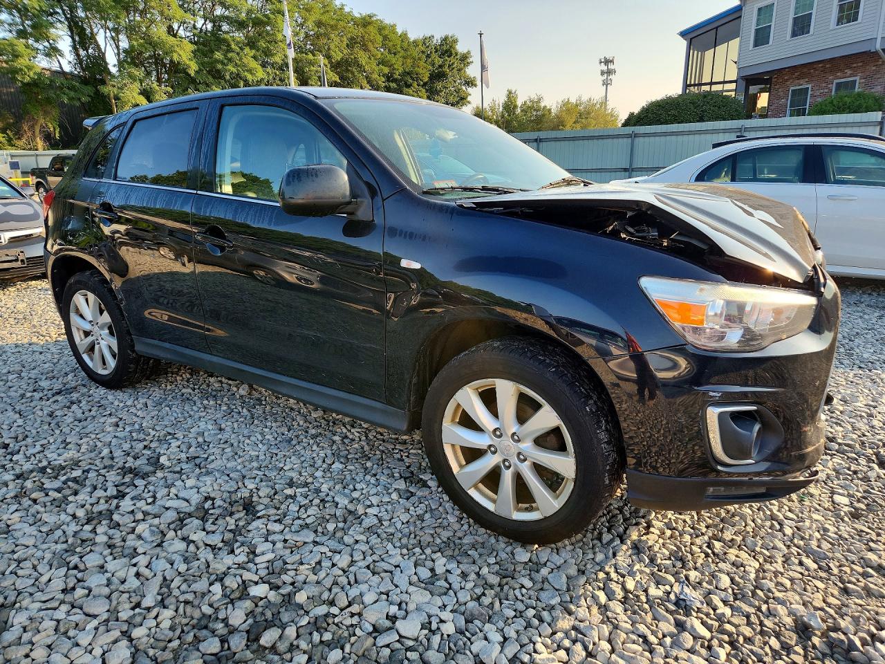 2013 Mitsubishi Outlander Sport Se Black vin: 4A4AR4AU5DE013850