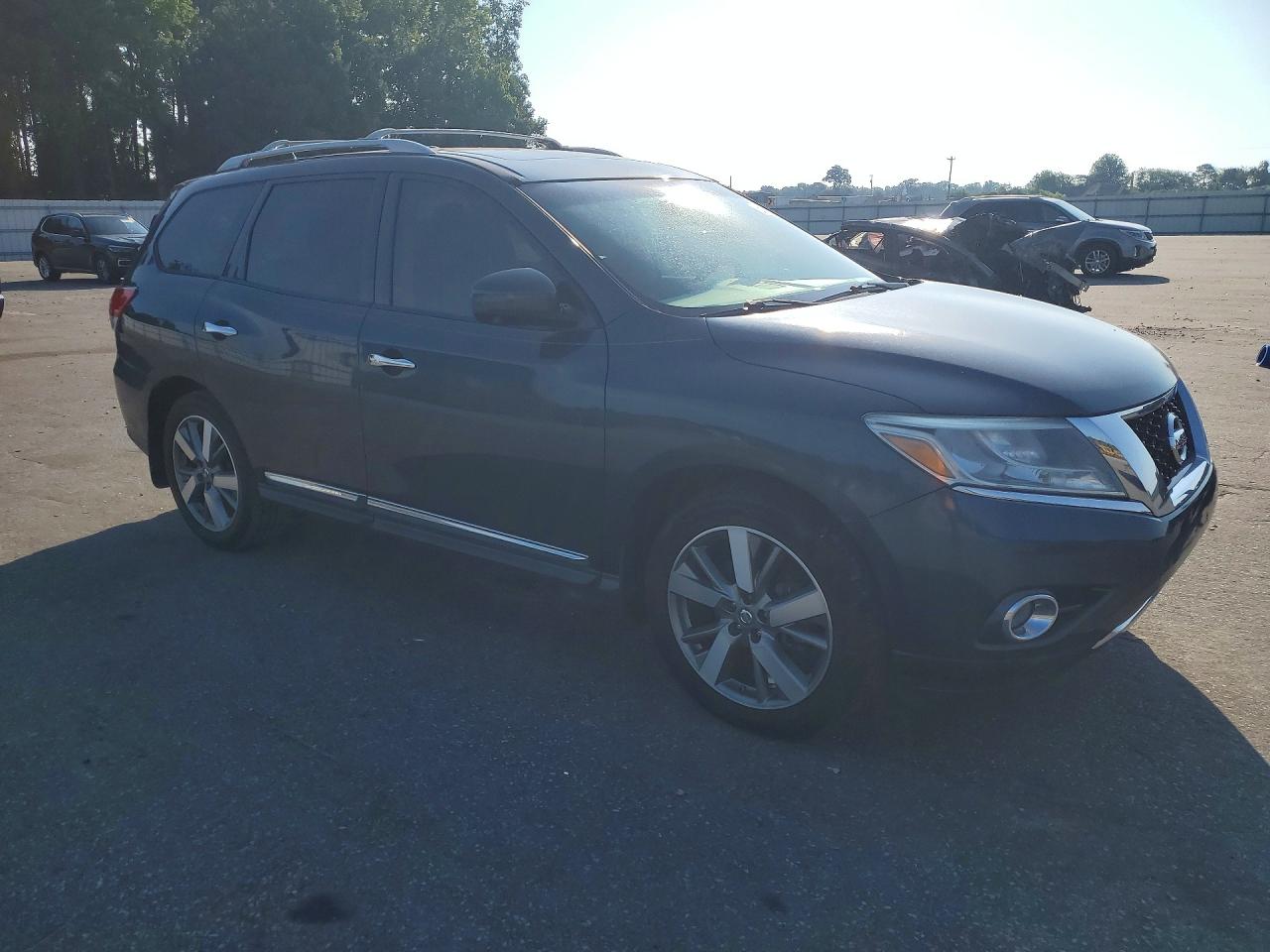 2013 Nissan Pathfinder S Blue vin: 5N1AR2MN4DC690184