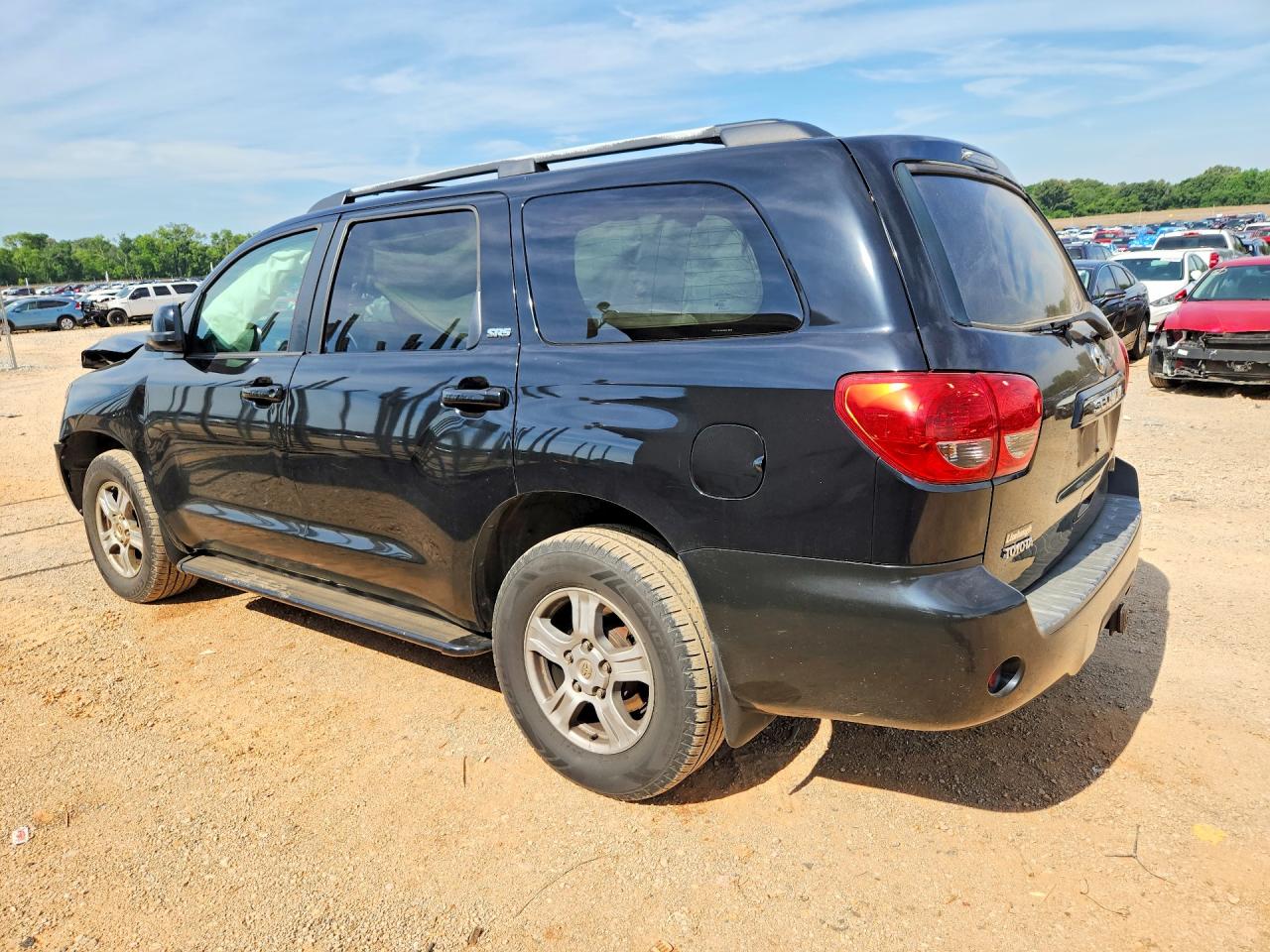 2008 Toyota Sequoia Sr5 Black vin: 5TDZY64A88S001959