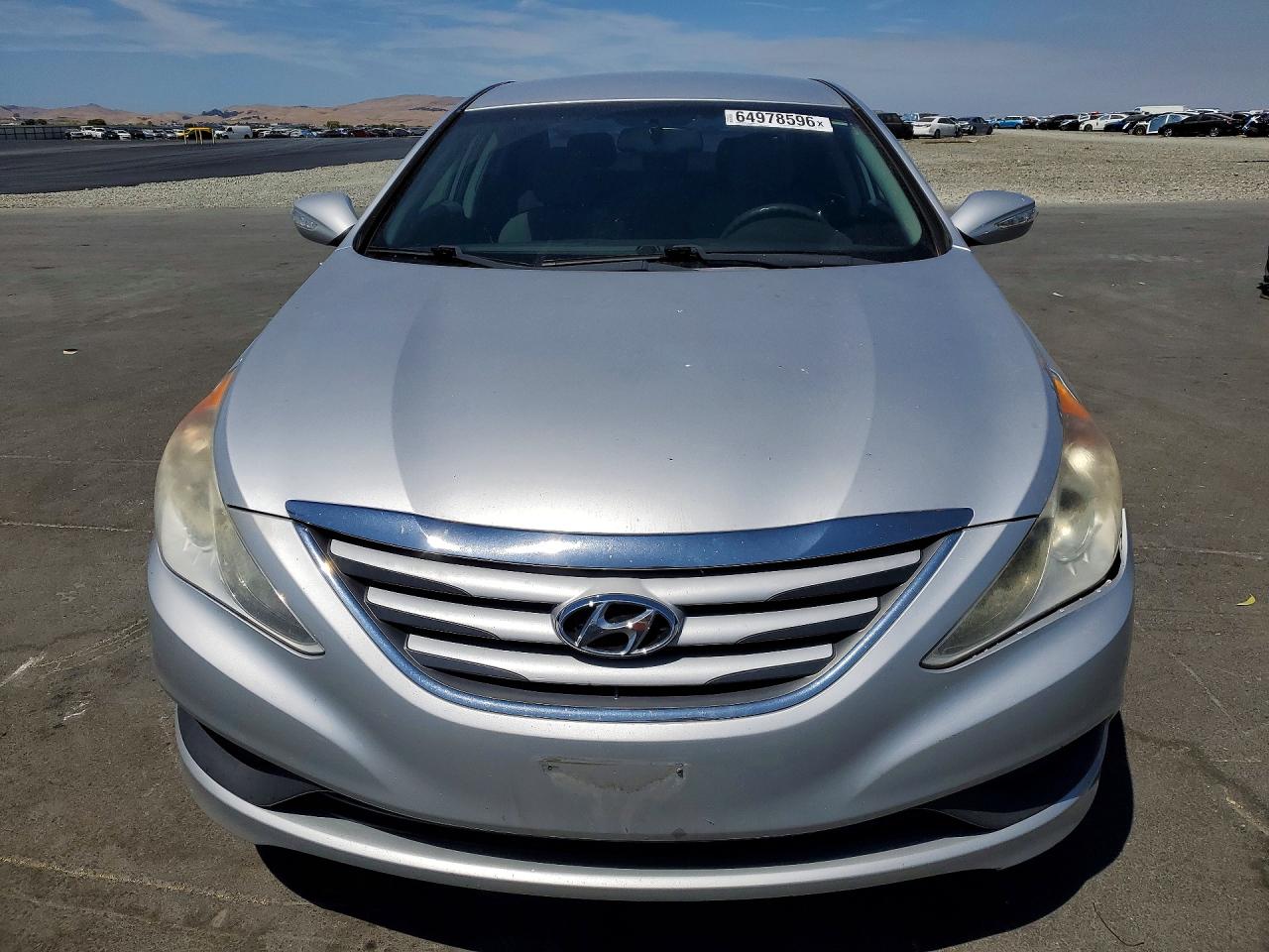 2014 Hyundai Sonata Gls Silver vin: 5NPEB4AC7EH935512