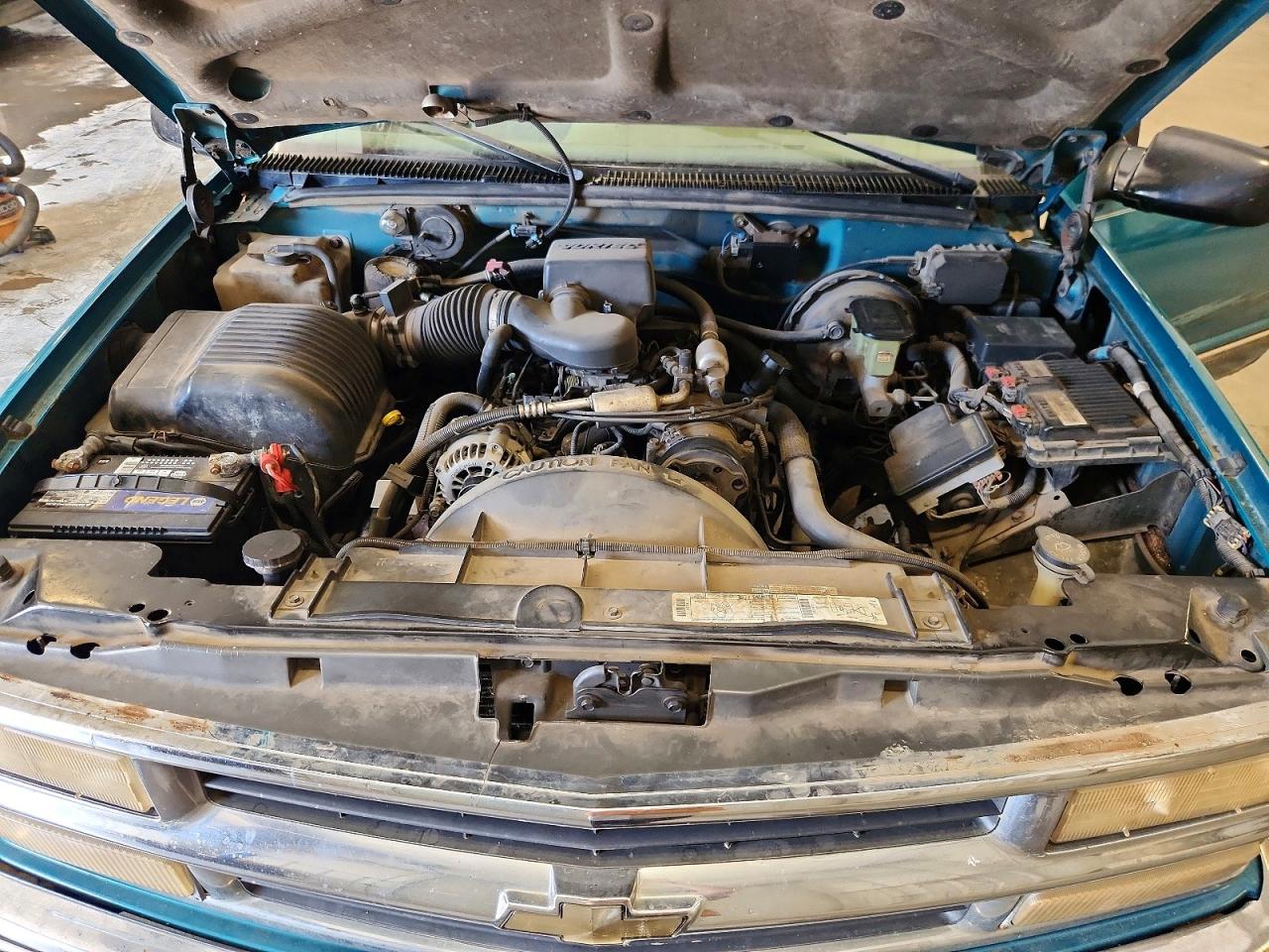1996 Chevrolet Gmt-400 K1500 Teal vin: 2GCEK19M0T1103388