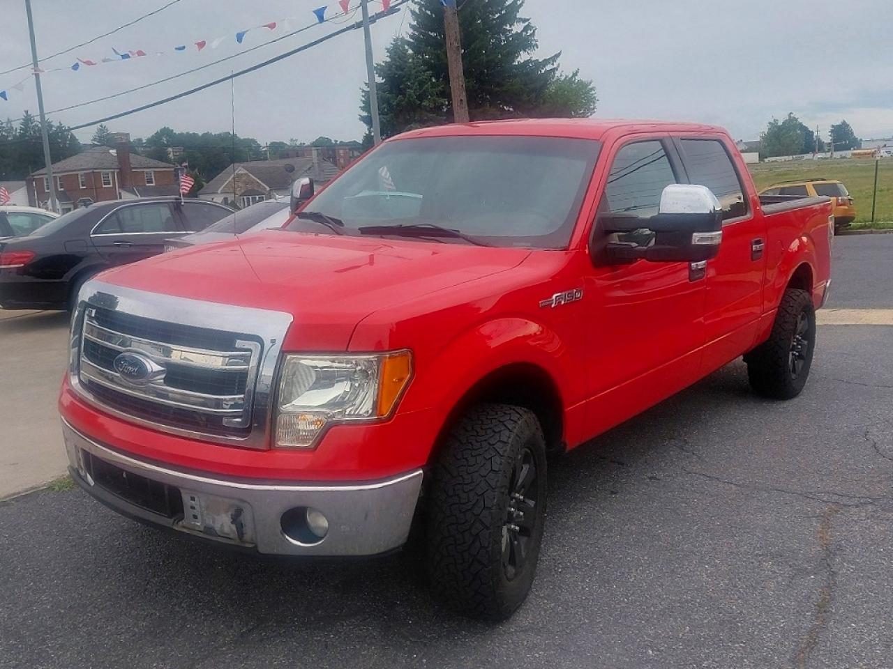 2014 Ford F150 Supercrew Красный vin: 1FTFW1CF8EFC00899