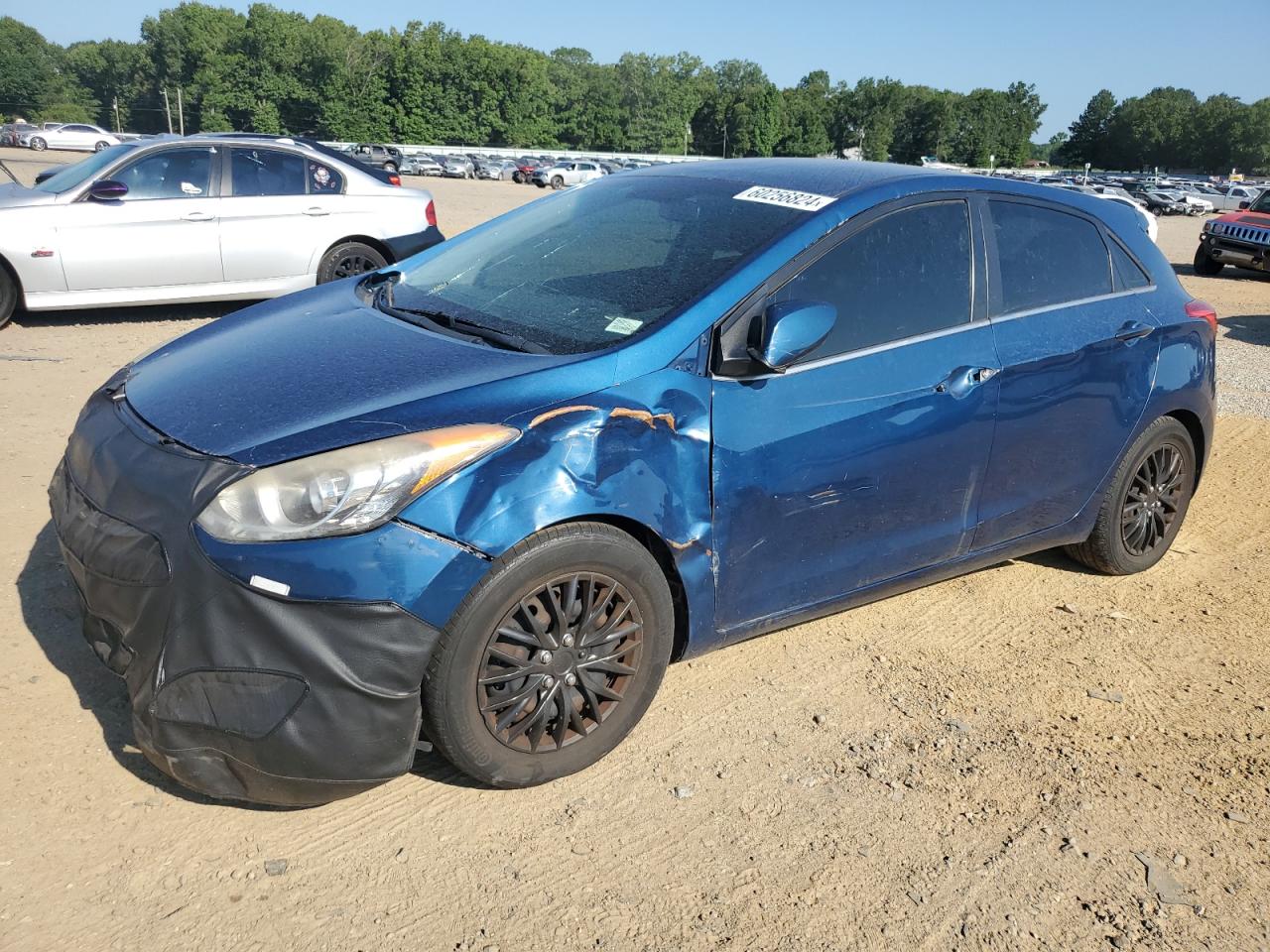 2014 Hyundai Elantra Gt Base Синий vin: KMHD35LH1EU195609