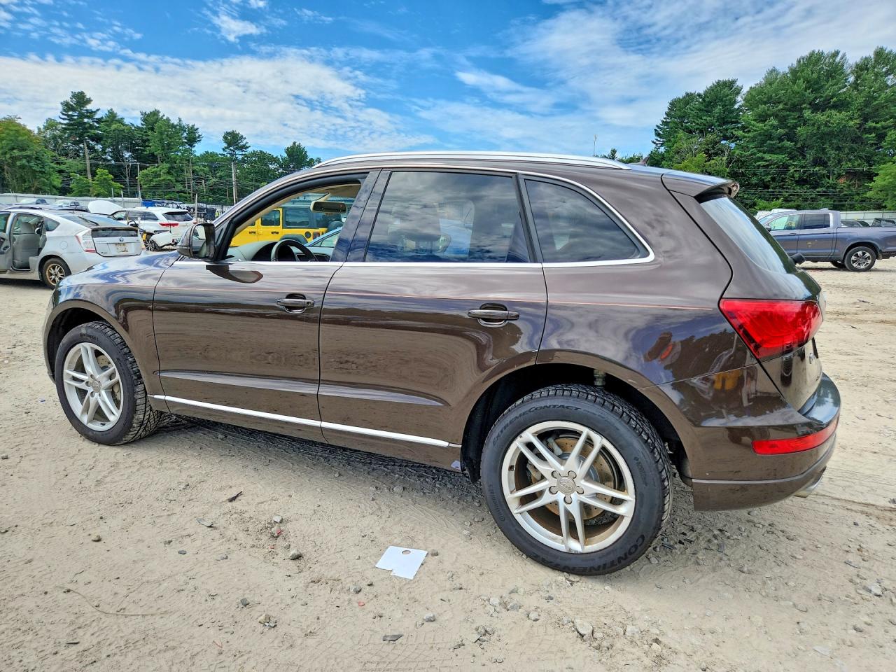 2014 Audi Q5 Tdi Premium Plus Brown vin: WA1CMAFP4EA096755