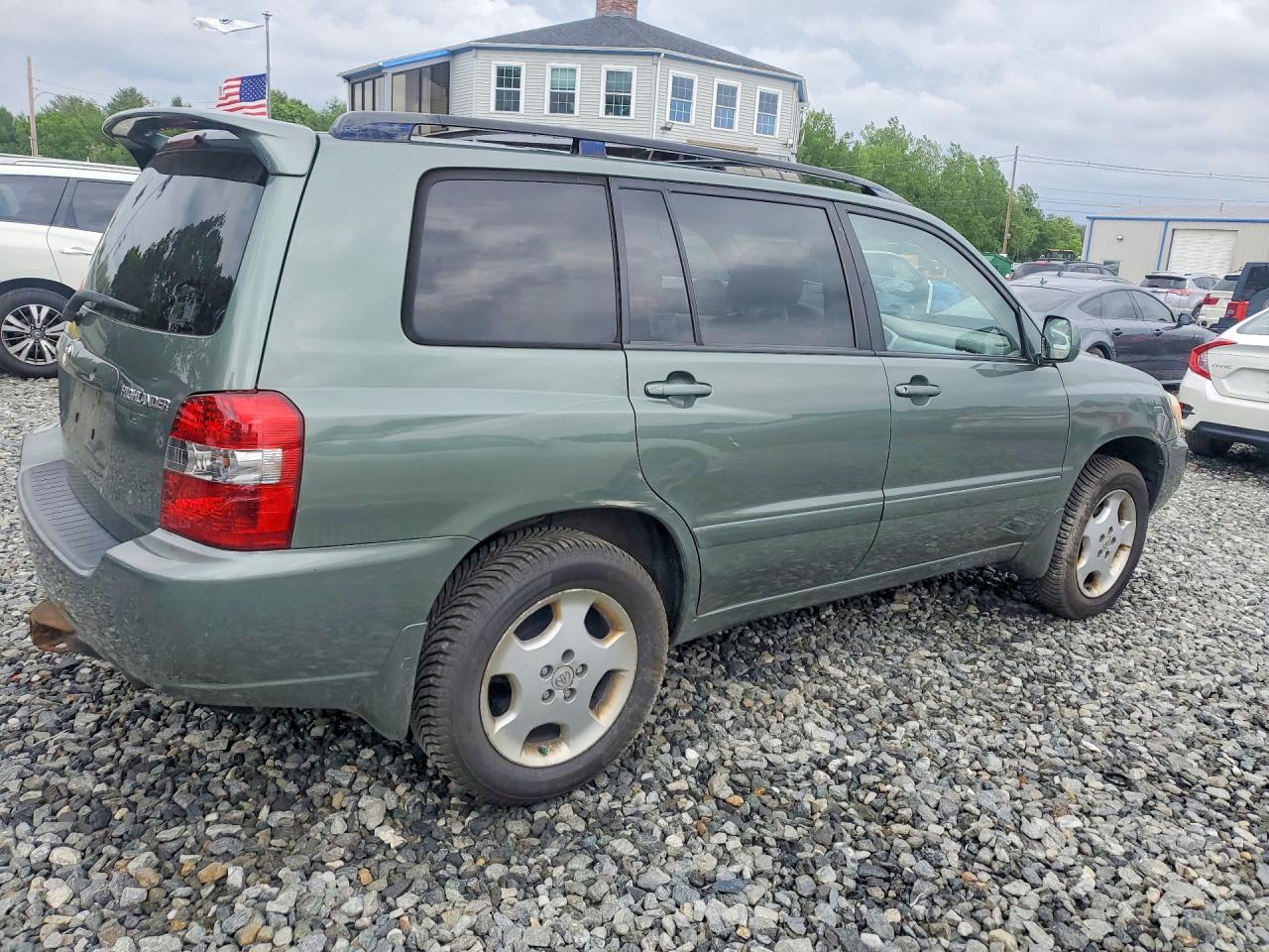 2005 Toyota Highlander Limited Green vin: JTEEP21A350111729
