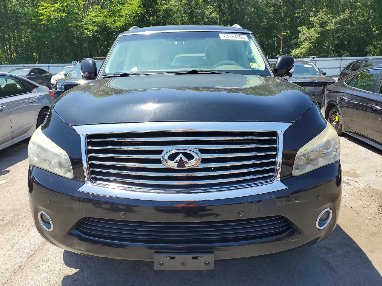 2014 Infiniti Qx80 Base Черный vin: JN8AZ2NC0E9352303