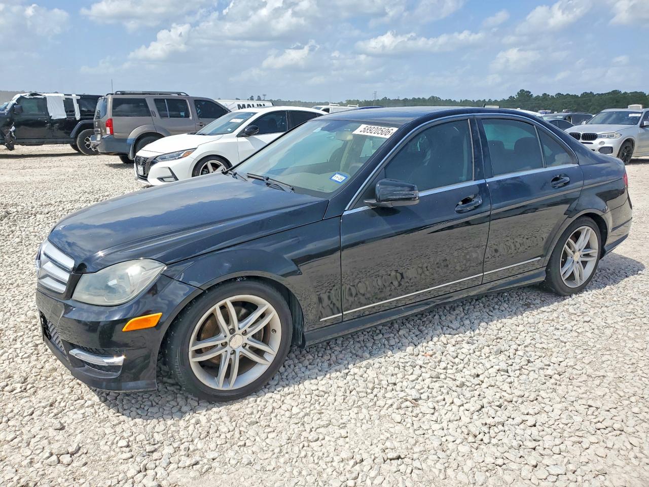2013 Mercedes-benz C 250 Black vin: WDDGF4HB2DA769924