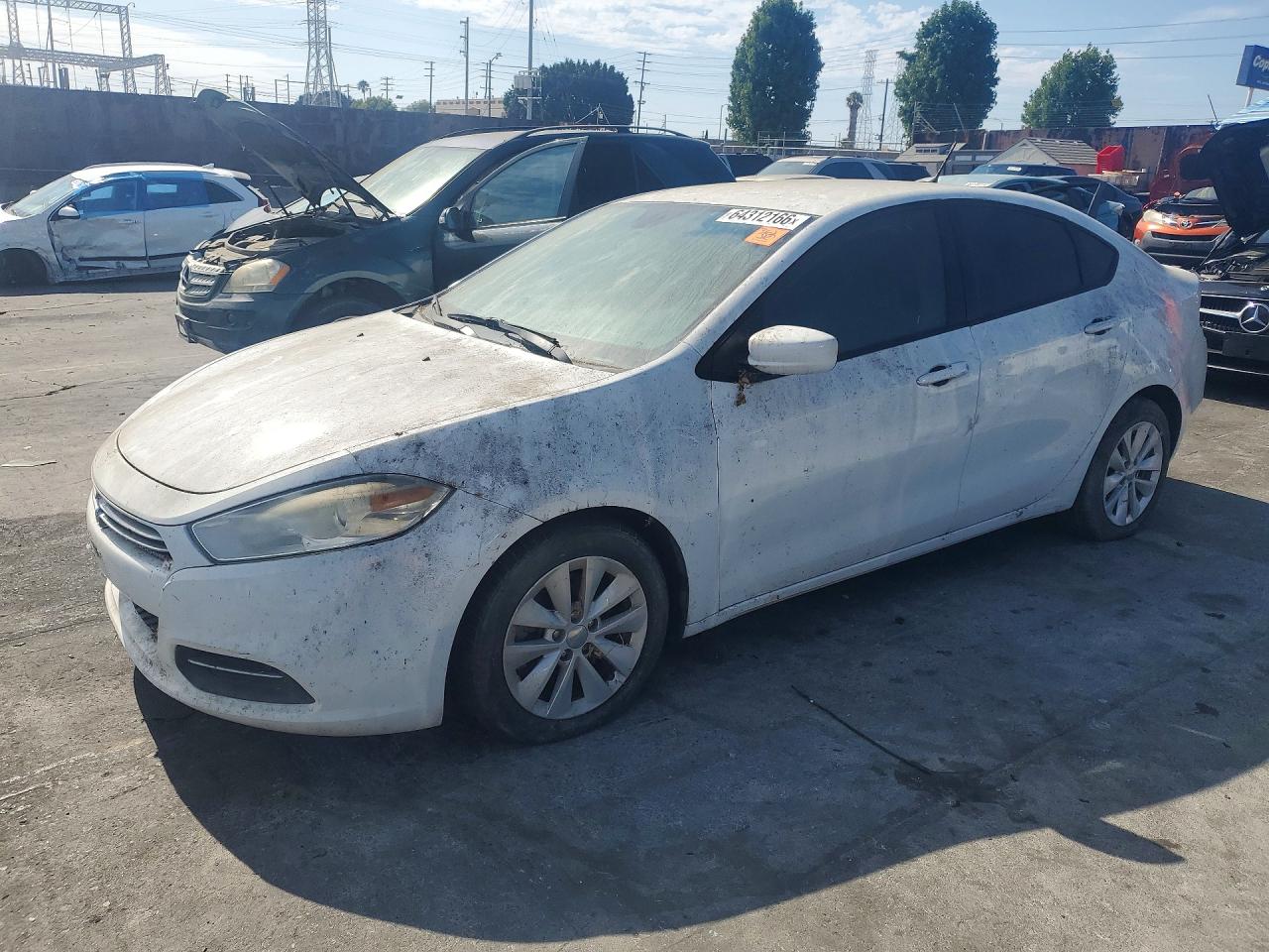 2015 Dodge Dart Se Aero Белый vin: 1C3CDFDH6FD405676
