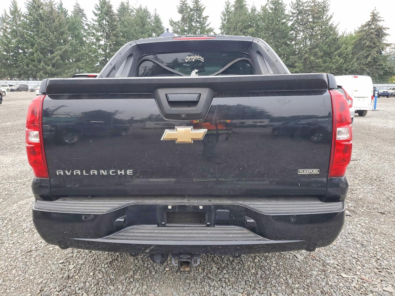 2007 Chevrolet Avalanche K1500 Black vin: 3GNFK12377G237664