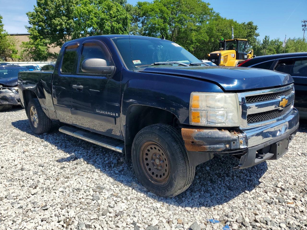 2008 Chevrolet Silverado K1500 Blue vin: 2GCEK190681277647