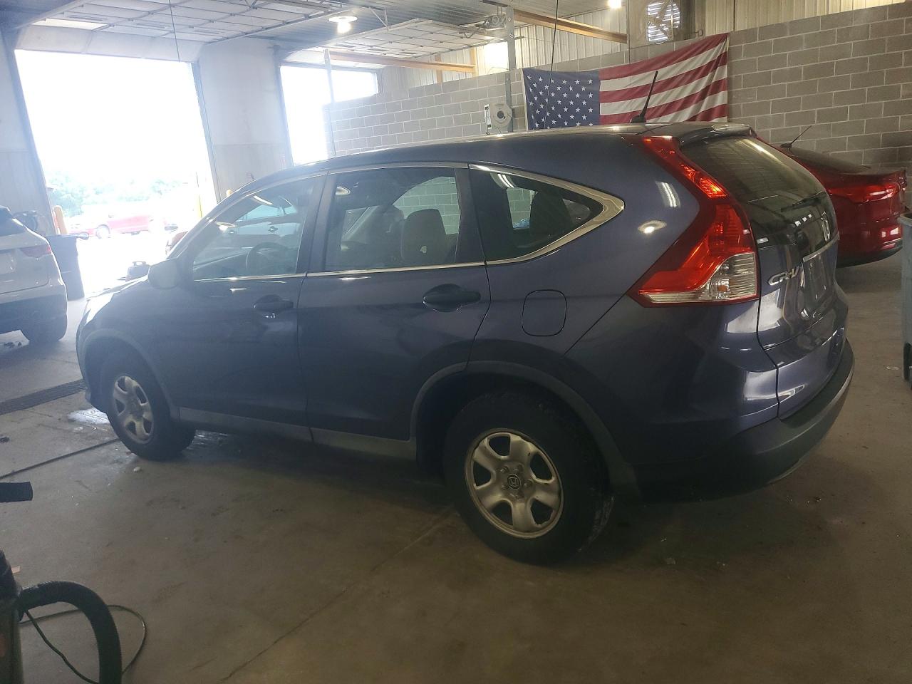 2013 Honda Cr-v Lx Синий vin: 2HKRM4H32DH658509