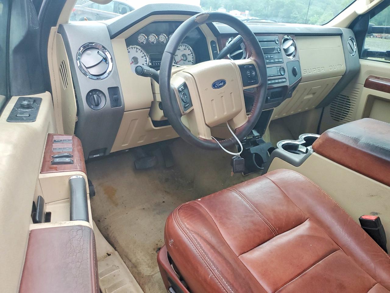2008 Ford F450 Super Duty Blue vin: 1FTXW43R38EC30015