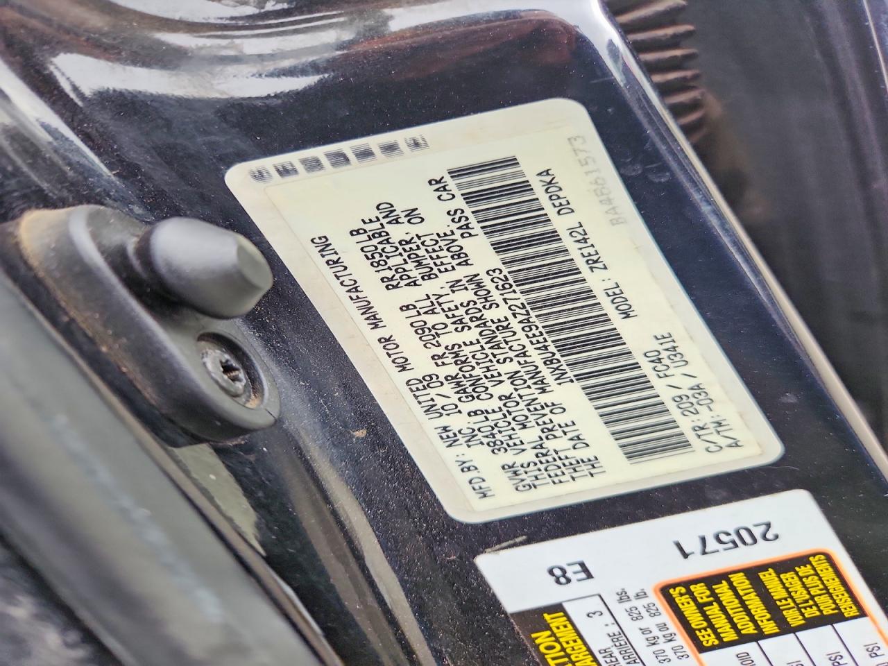 2010 Toyota Corolla Le Black vin: 1NXBU4EE9AZ271623