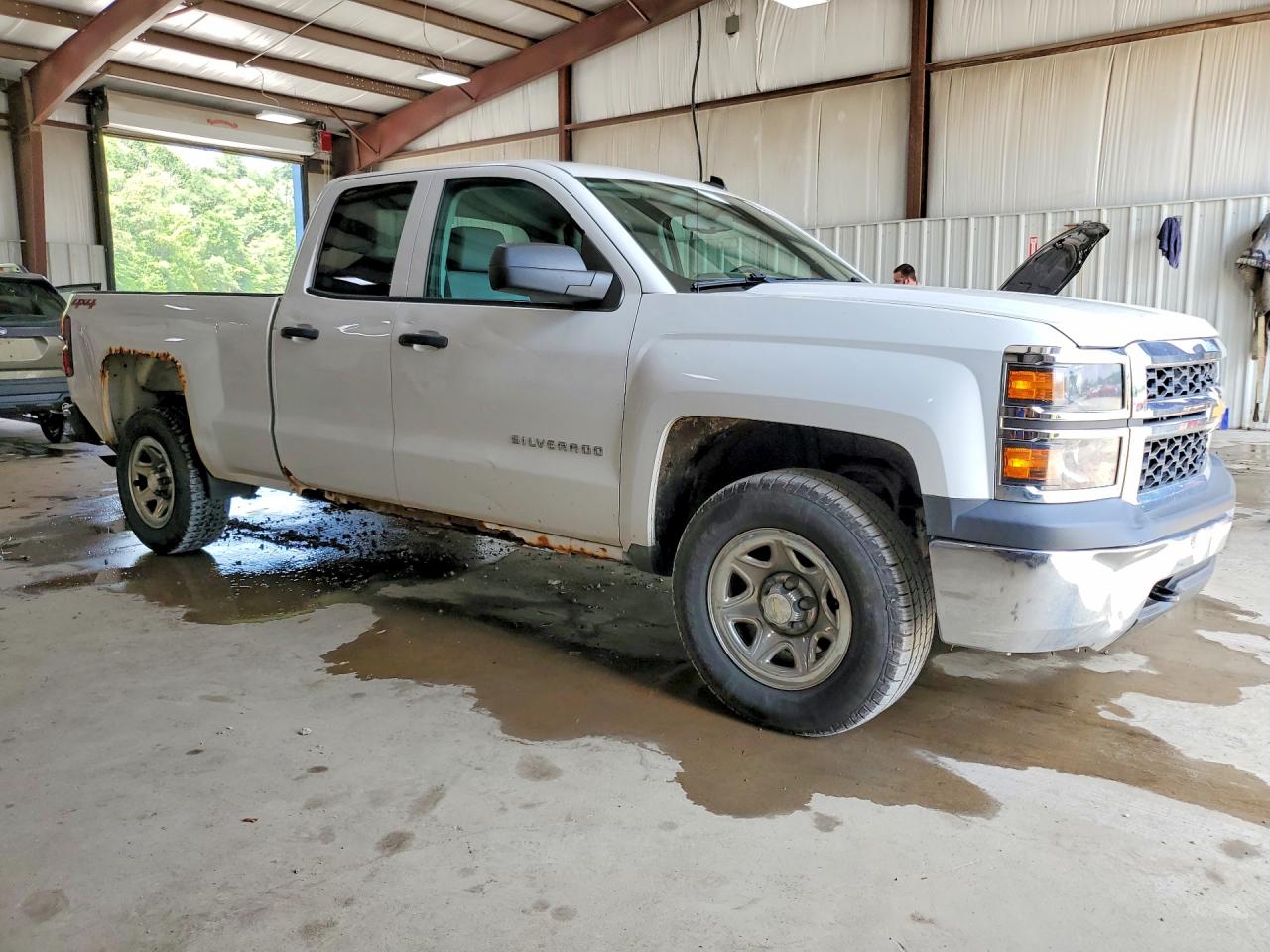 2014 Chevrolet Silverado K1500 White vin: 1GCVKPEH3EZ294441