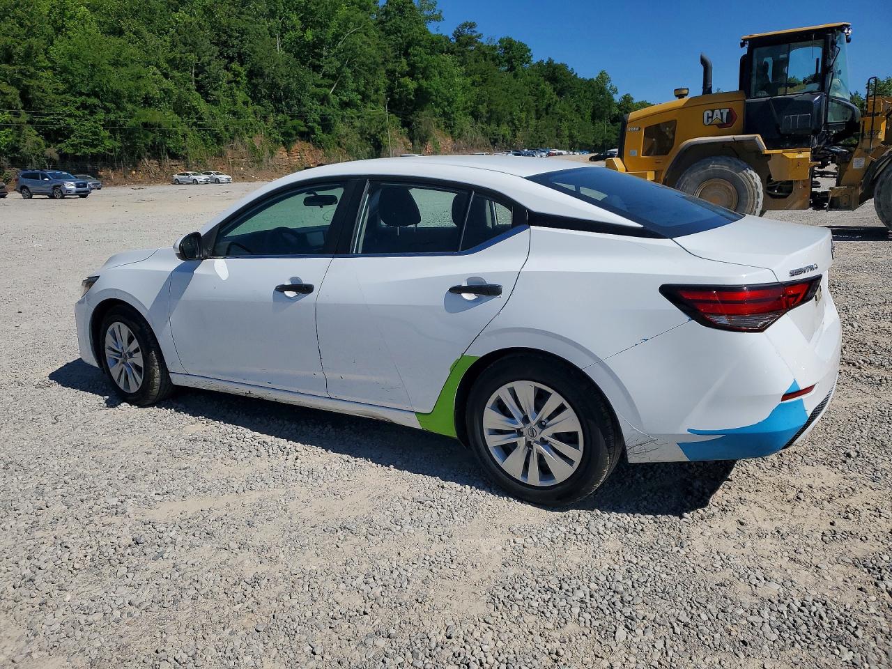 2024 Nissan Sentra S White vin: 3N1AB8BV7RY257362