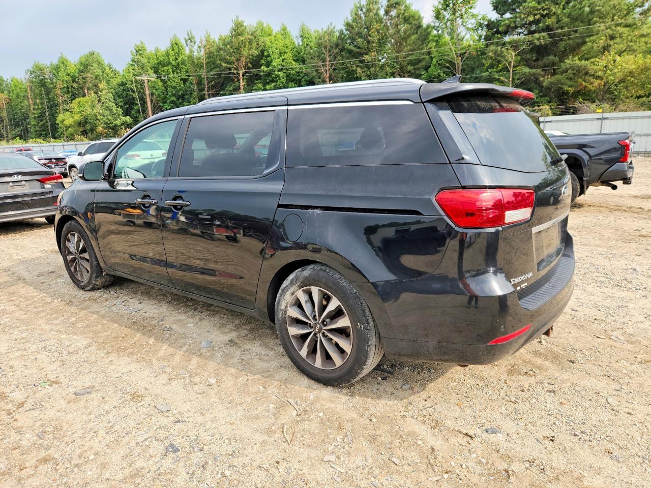 2015 Kia Sedona Sx Black vin: KNDMC5C14F6018999