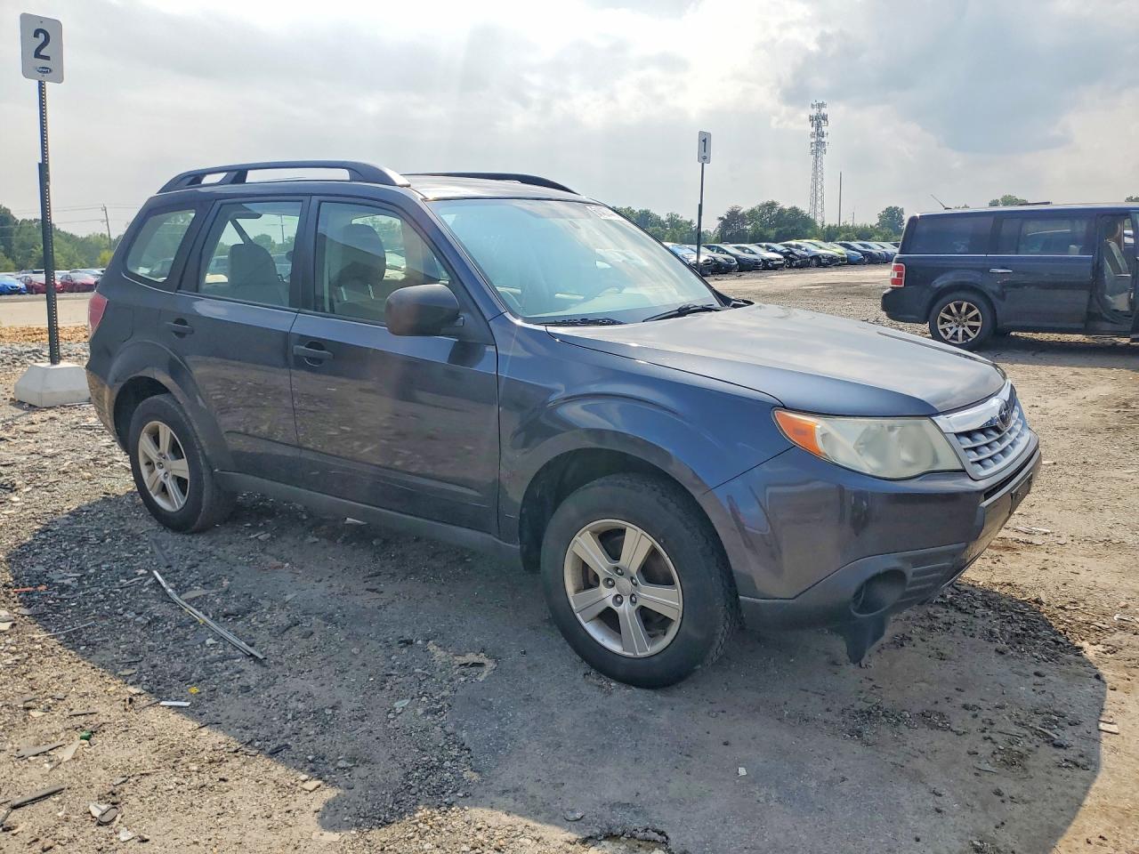 2012 Subaru Forester 2.5x Серый vin: JF2SHBBC1CH434956