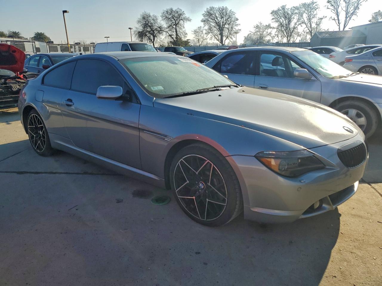 2007 Bmw 650 I Gray vin: WBAEH13577CR53239