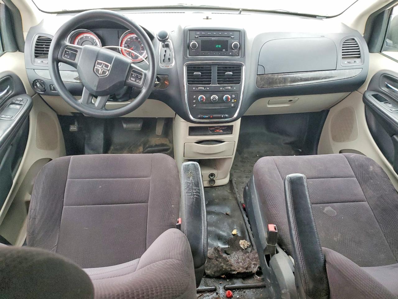 2011 Dodge Grand Caravan C/v White vin: 2D4RN1AG8BR603736