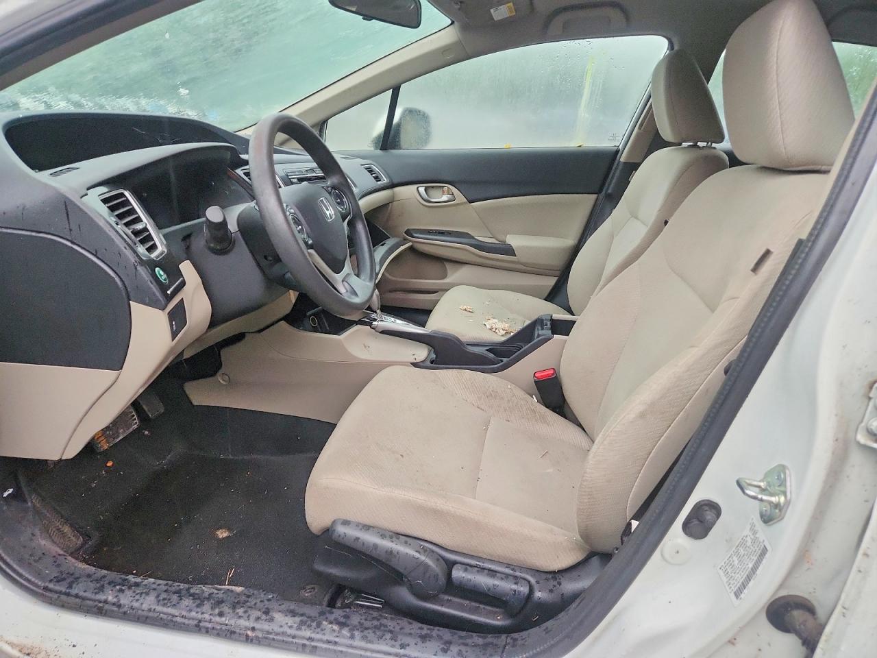 2013 Honda Civic Lx Белый vin: 2HGFB2F5XDH522656
