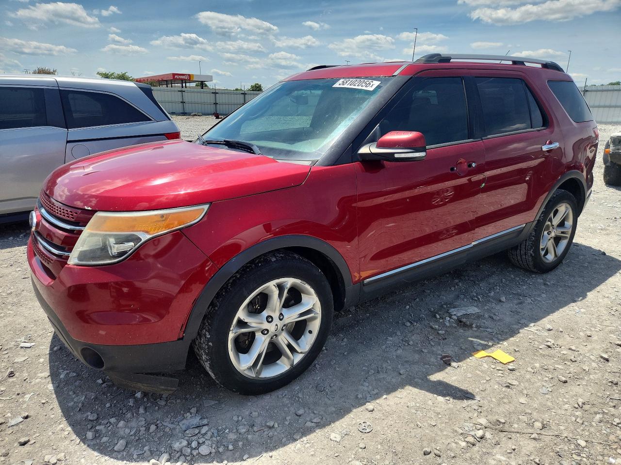 2015 Ford Explorer Limited Maroon vin: 1FM5K7F88FGA66846