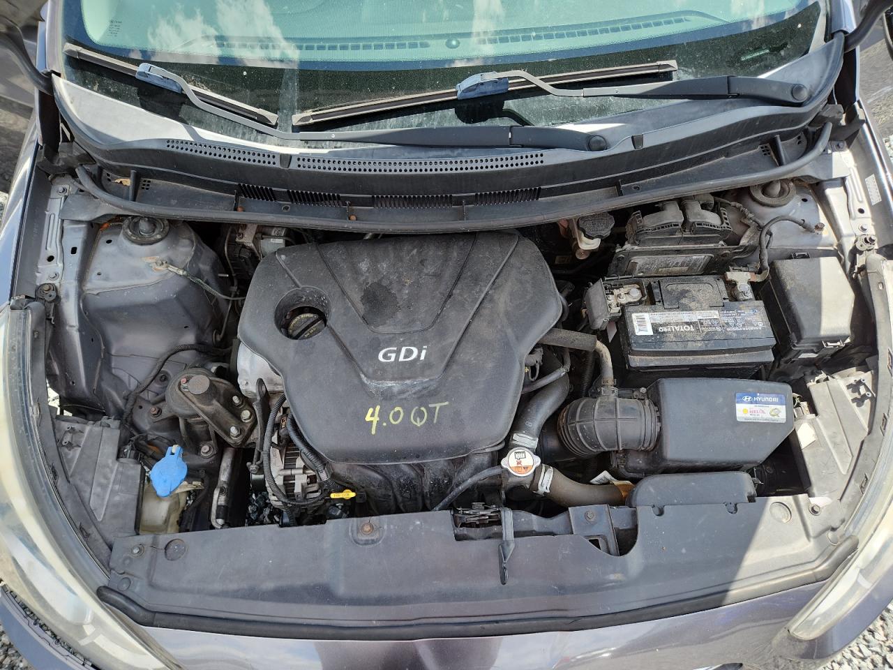2015 Hyundai Accent Gls Gray vin: KMHCT4AE8FU897992