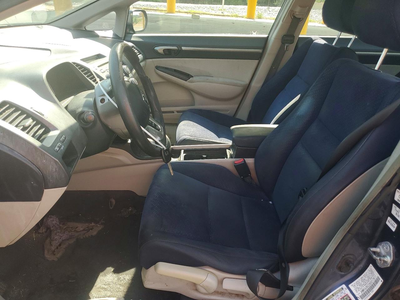 2008 Honda Civic Hybrid Blue vin: JHMFA36228S017611
