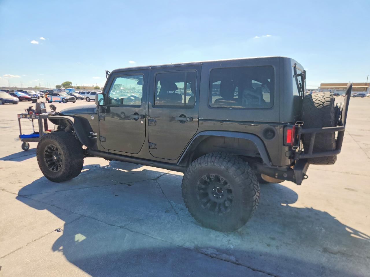 2012 Jeep Wrangler Unlimited Sport Black vin: 1C4HJWDG8CL221679